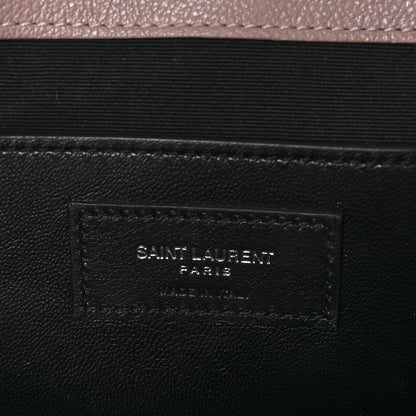Saint Laurent Calfskin Tri-Quilt Monogram Medium College Bag Pink 6 of 9