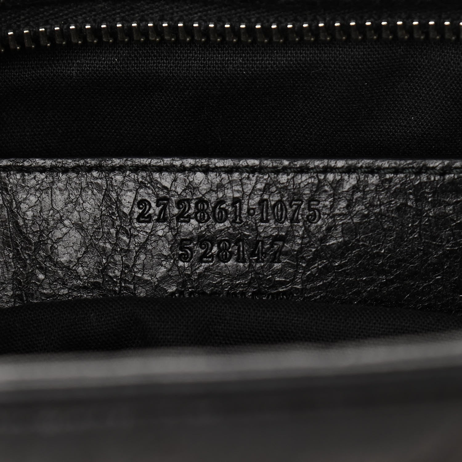 Balenciaga Agneau Classic Silver Hardware Reporter Shoulder Bag Black 7 of 12