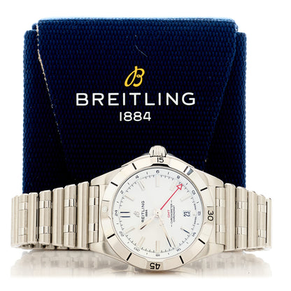 Breitling Stainless Steel 40mm Chronomat GMT Automatic Watch White A32398101A1A1 5 of 5