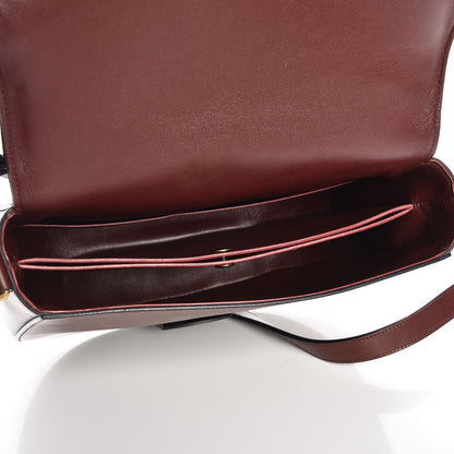 Celine Natural Calfskin Medium Trotteur Burgundy 5 of 7