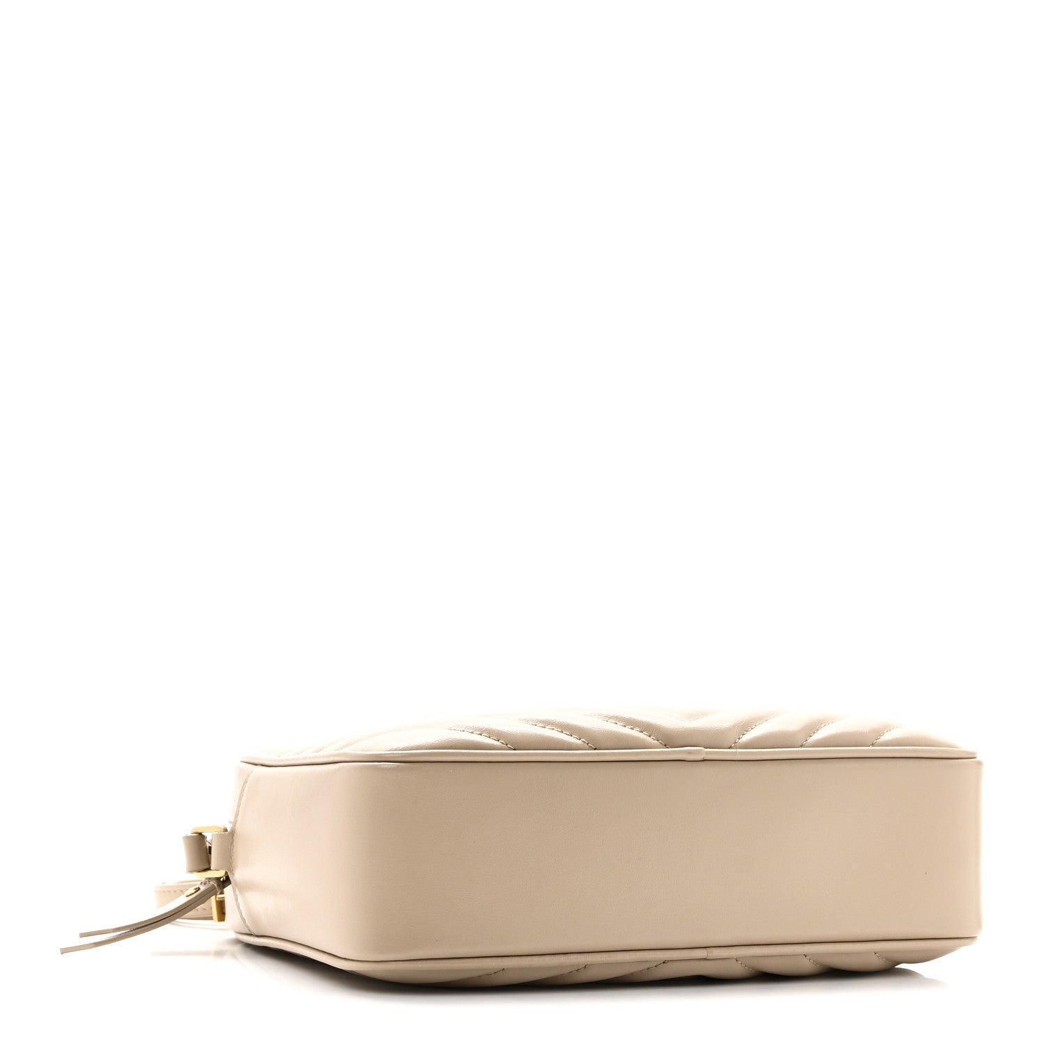 Saint Laurent Calfskin Matelasse Monogram Lou Camera Bag Dark Beige 4 of 10