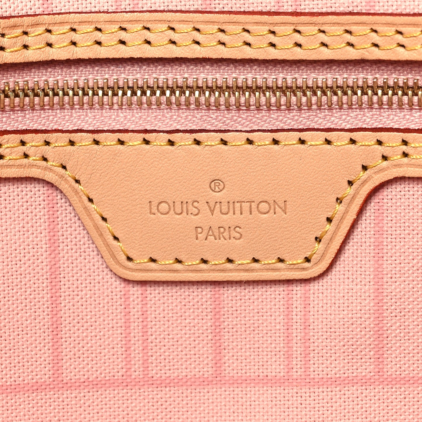 Damier Azur Neo Neverfull MM Rose Ballerine