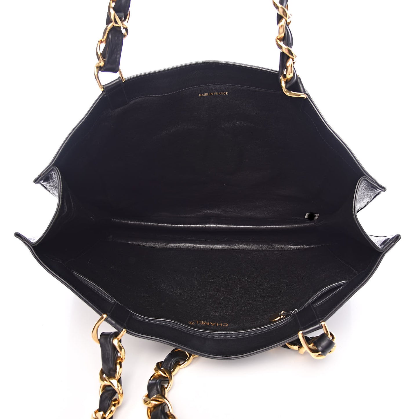 Lambskin CC Shoulder Bag Black