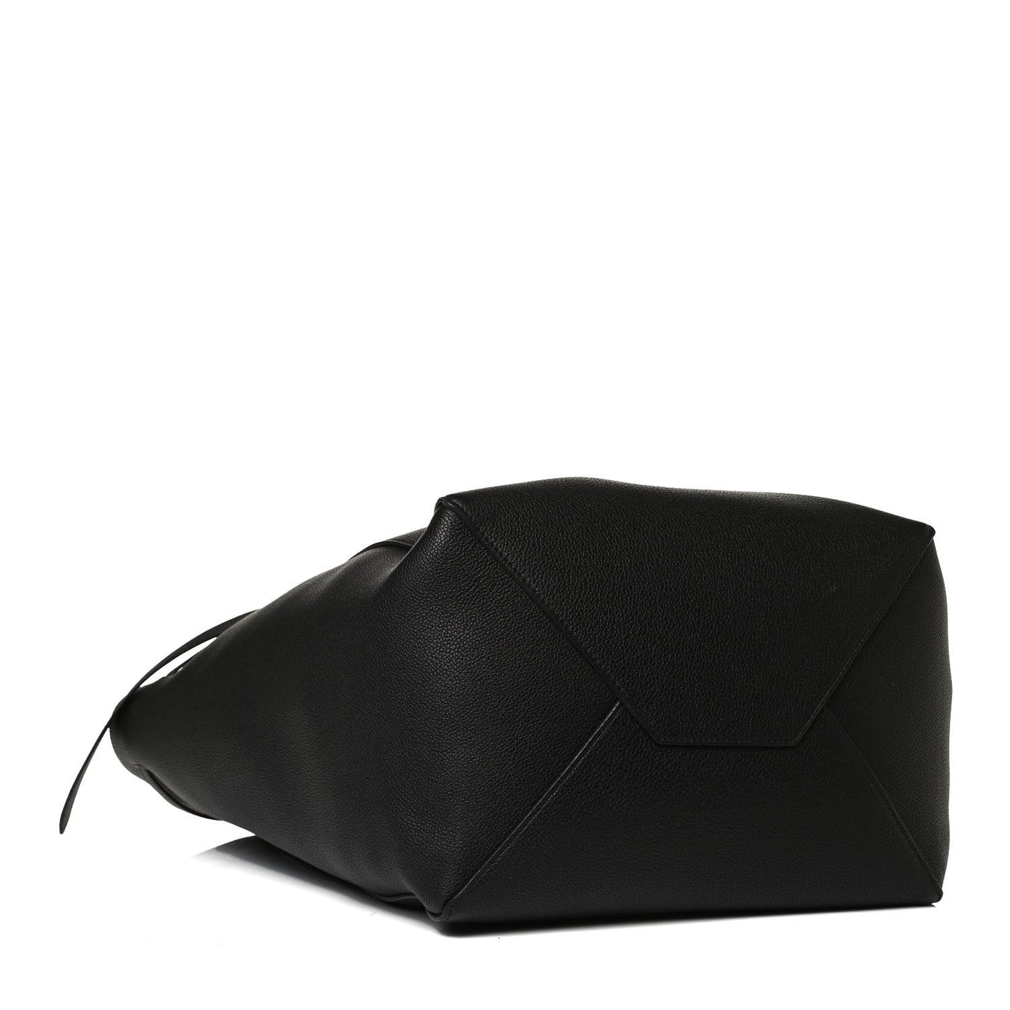 Soft Grained Calfskin Medium Belt Cabas Phantom Black