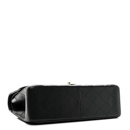 Chanel Caviar Quilted Jumbo Double Flap Black 4 of 11