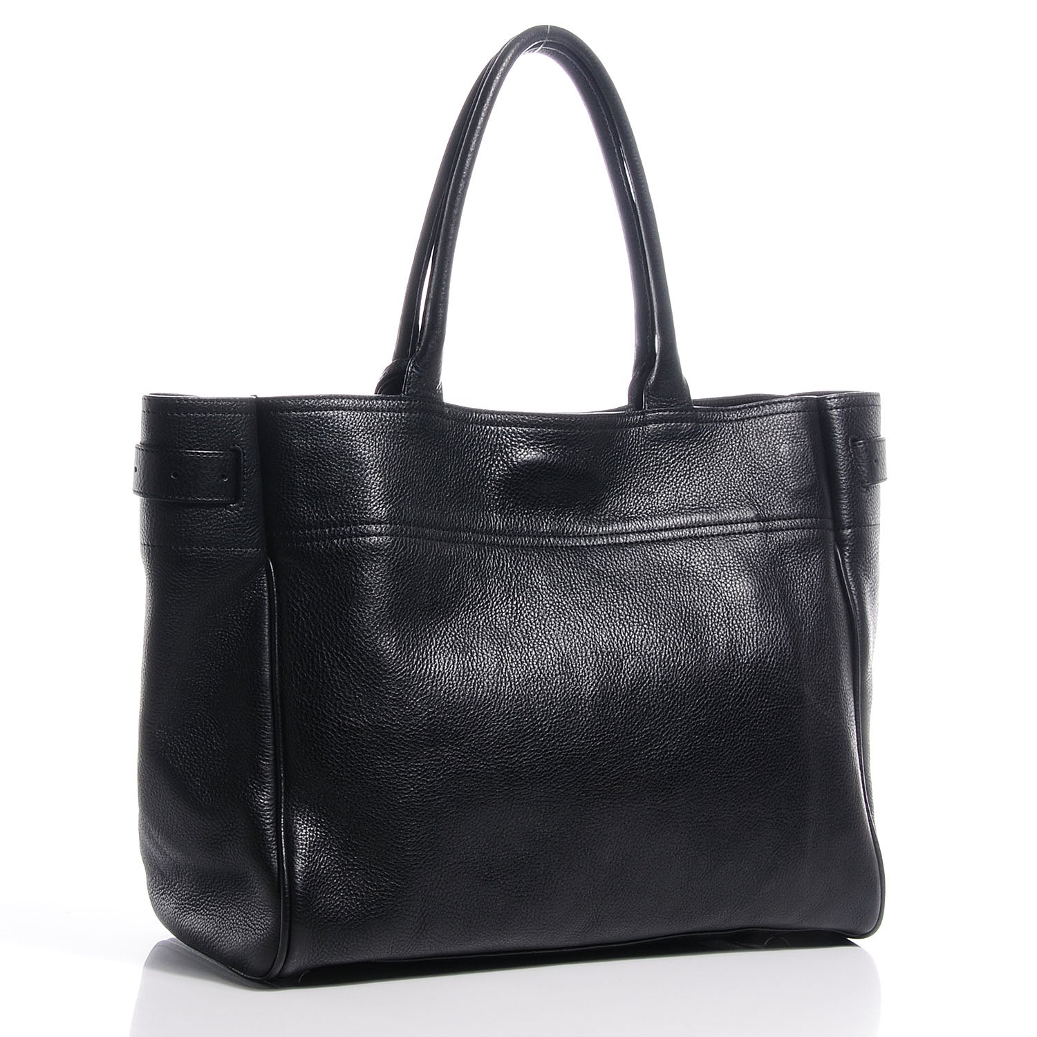 Mulberry Natural Leather Bayswater Tote Black 3 of 8
