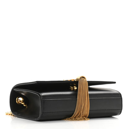 Saint Laurent Calfskin Small Classic Monogram Kate Tassel Satchel Black 4 of 8