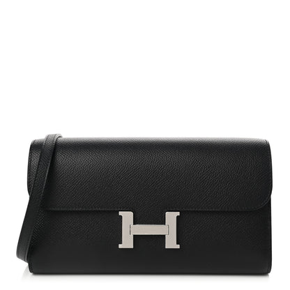 Hermes Epsom Constance Wallet To Go Black 1 of 7