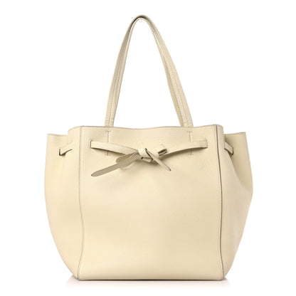 Celine Soft Grained Calfskin Small Belt Cabas Phantom Chalk 1 of 16