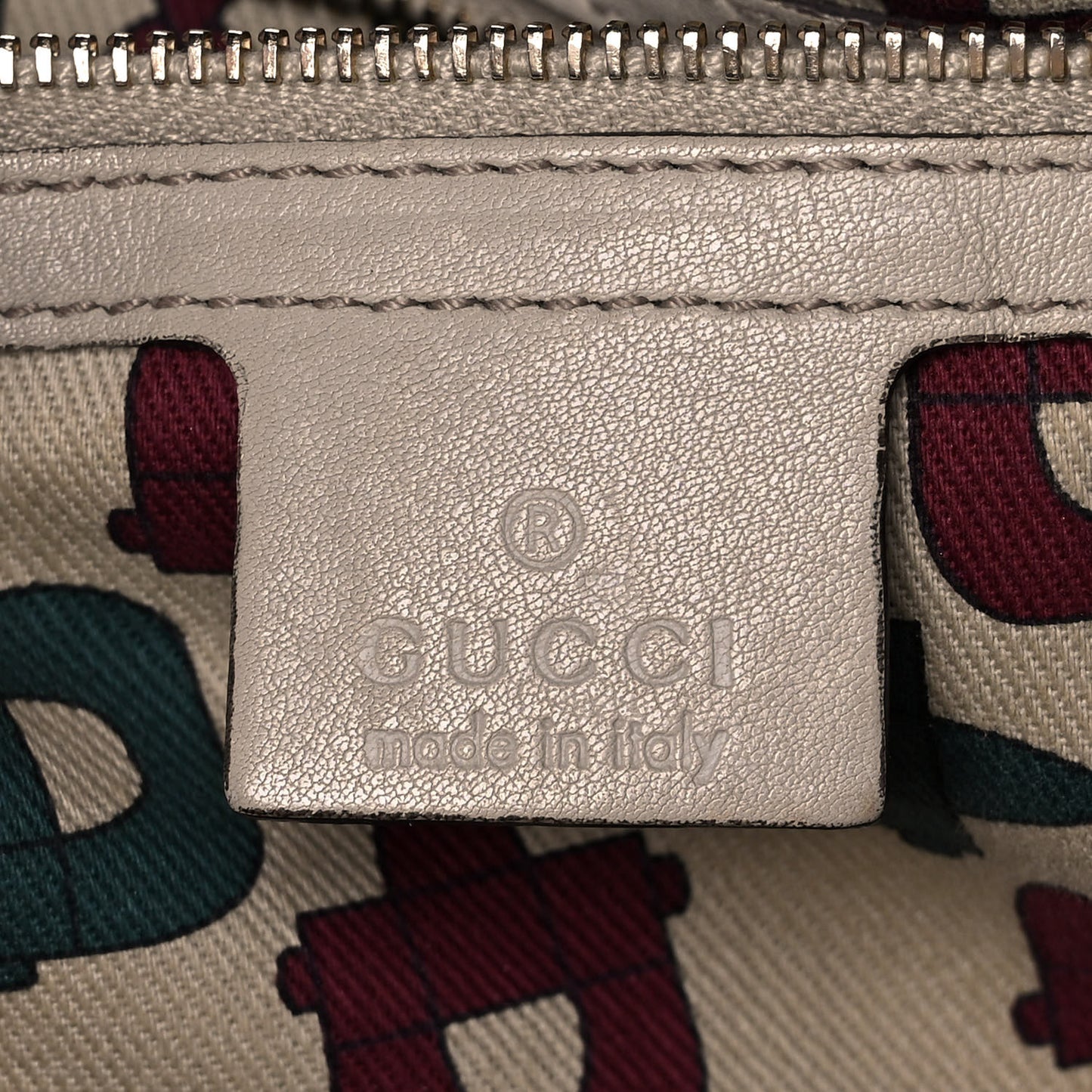 Guccissima Medium Pelham Shoulder Bag Off White