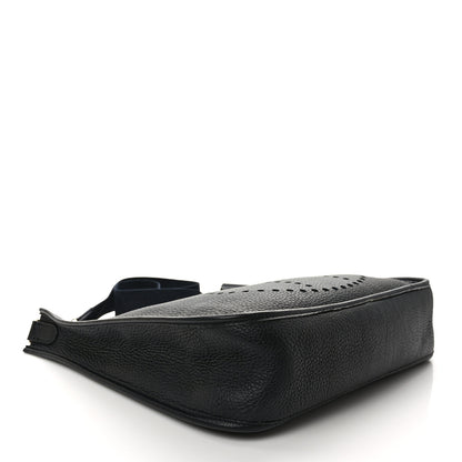Hermes Taurillon Clemence Evelyne PM Black 4 of 9