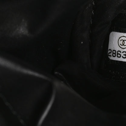 Chanel Nylon Tweed Quilted Small Coco Neige Snowflake Backpack Black 7 of 11