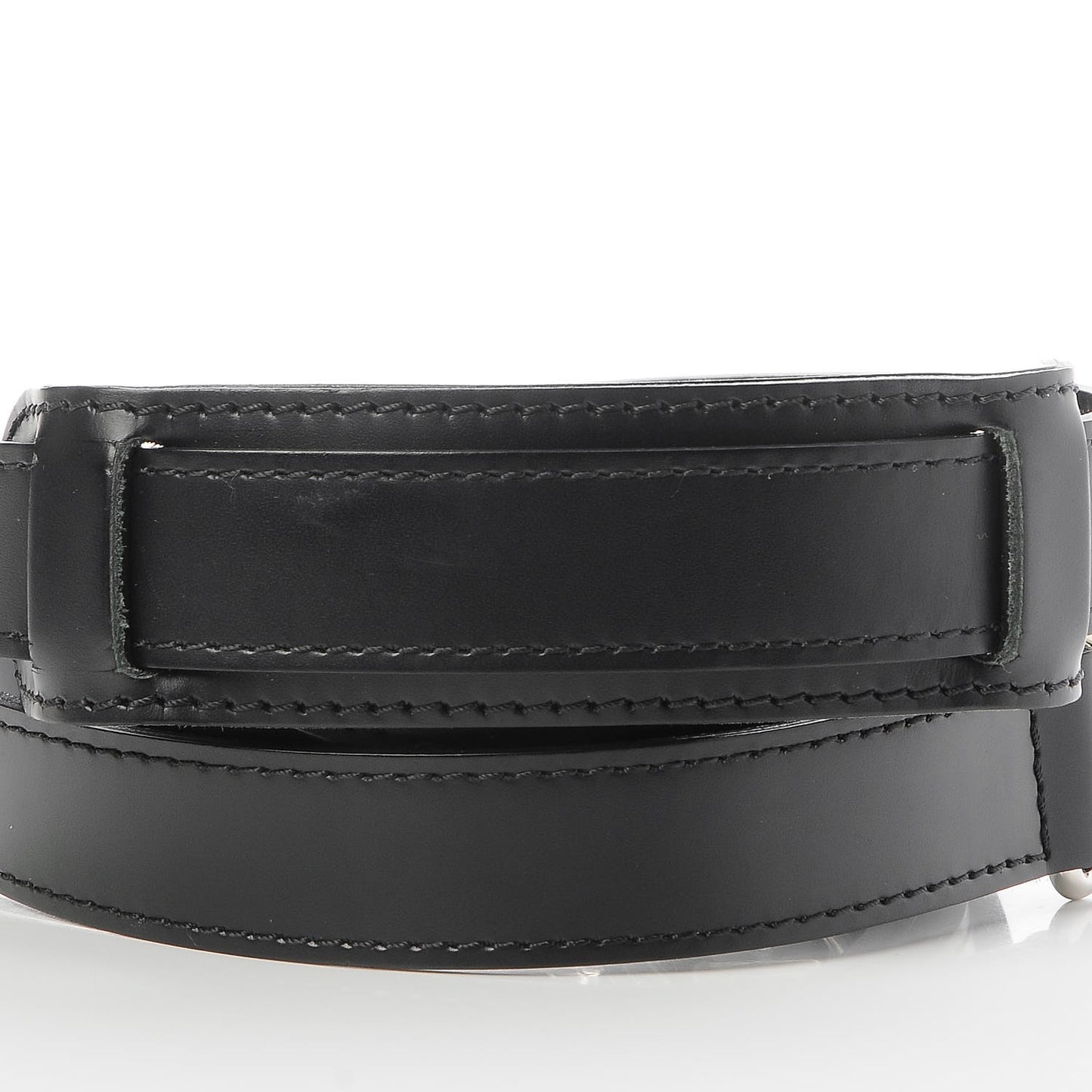 Calfskin Keepall Bandouliere Adjustable Shoulder Strap Black