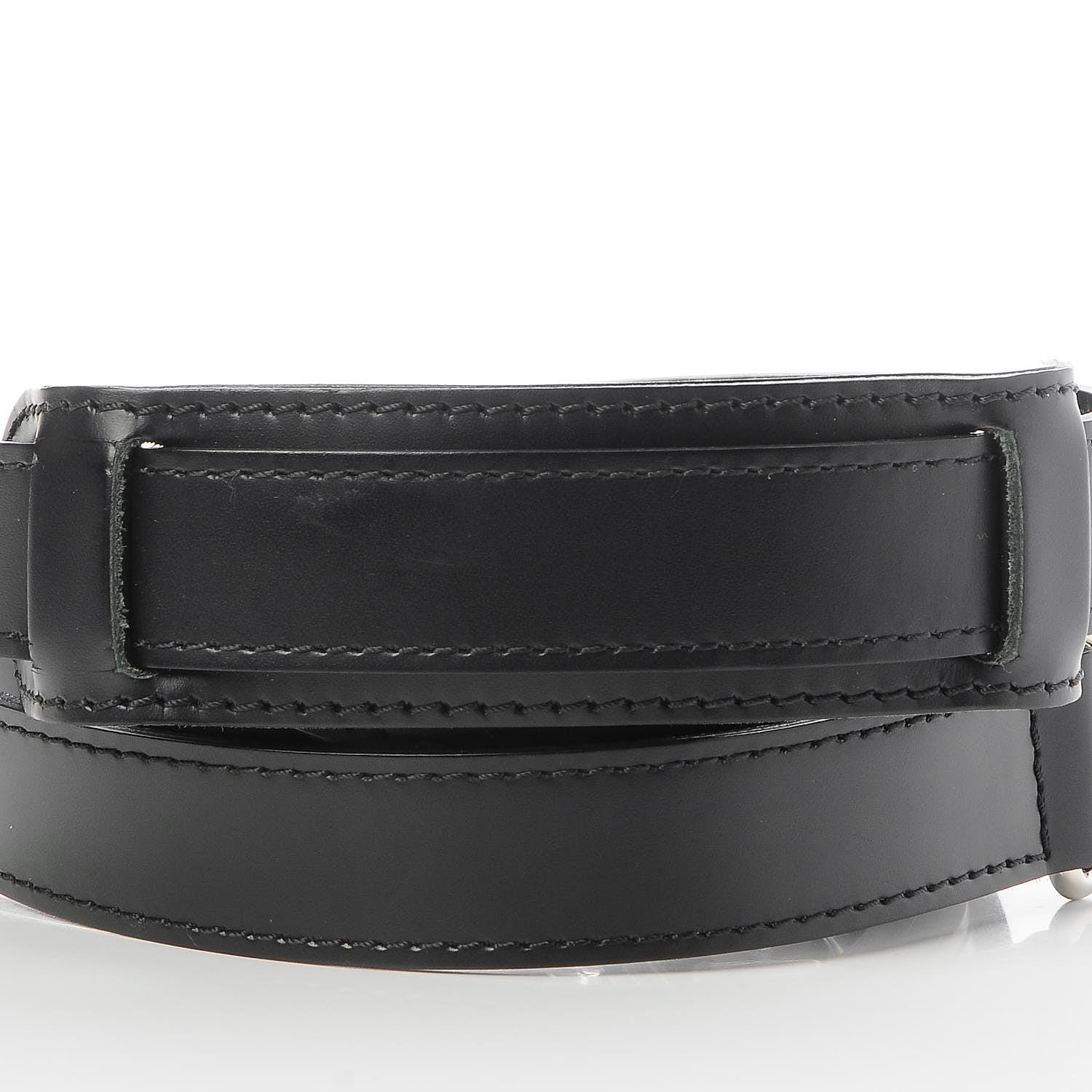 Louis Vuitton Calfskin Keepall Bandouliere Adjustable Shoulder Strap Black 3 of 4