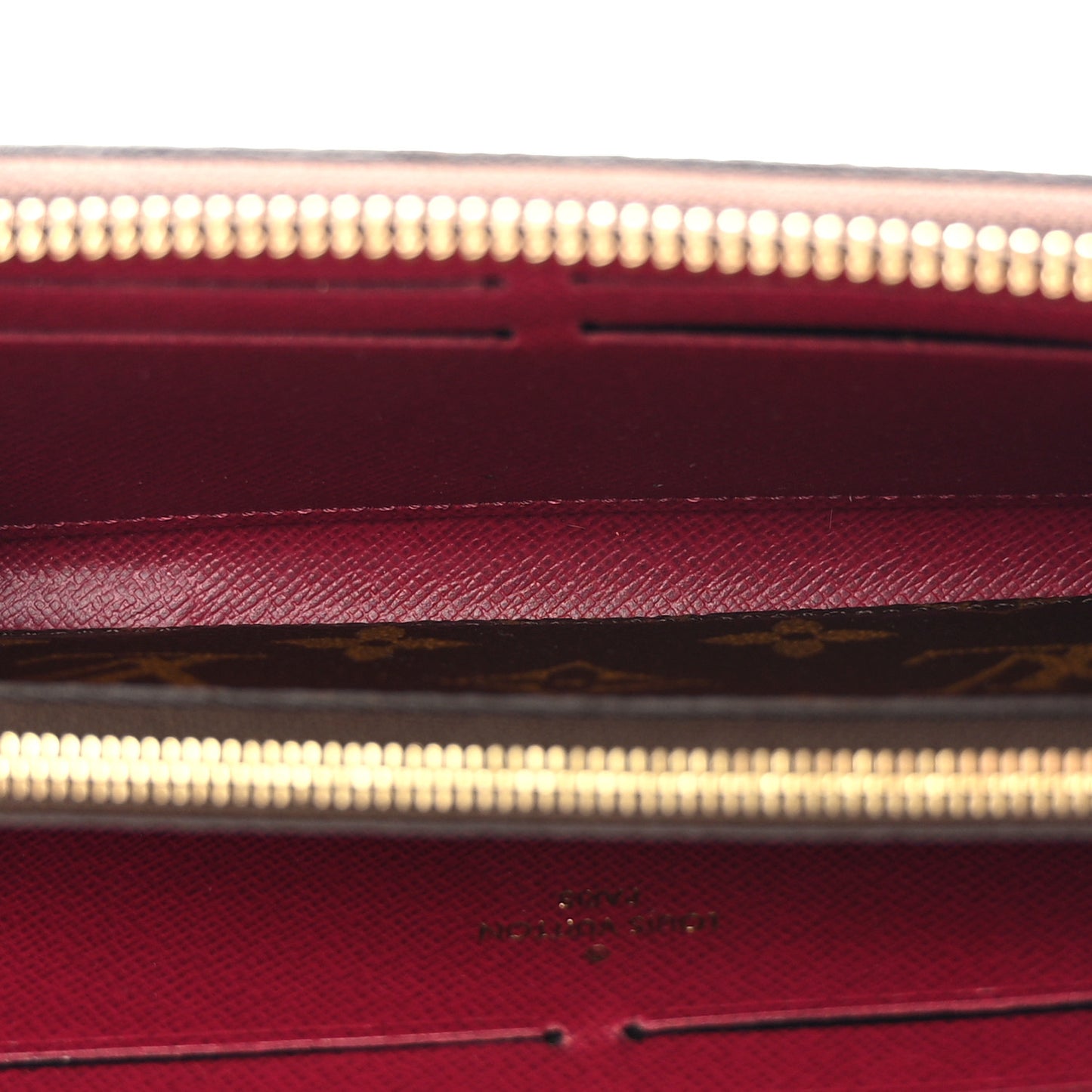 Monogram Clemence Wallet Fuchsia