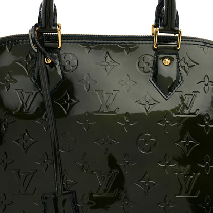 Louis Vuitton Vernis Alma GM Noir Magnetique 8 of 10