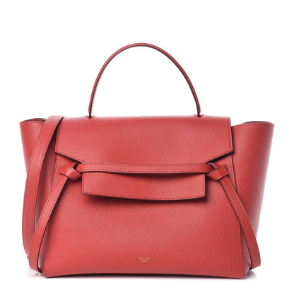 Celine Grained Calfskin Mini Belt Bag Coquelicot 1 of 13