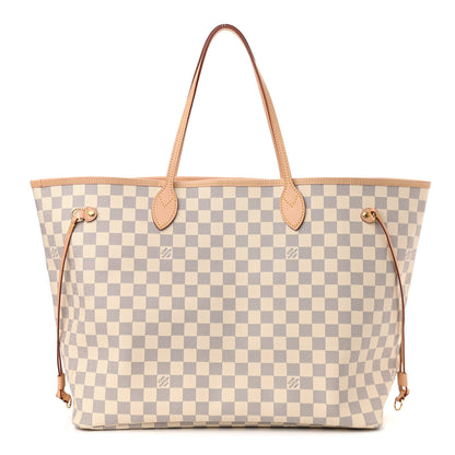 Louis Vuitton Damier Azur Neo Neverfull GM Rose Ballerine 1 of 10