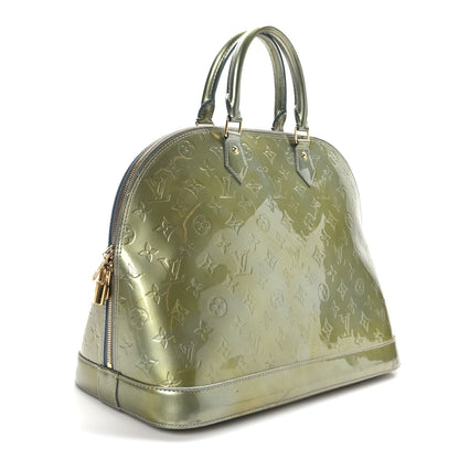 Louis Vuitton Vernis Alma GM Givre 3 of 12