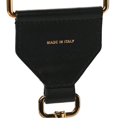 Fendi Ribbon Vitello Seta FF 1974 Adjustable Strap You Fango Marrone Black 5 of 8