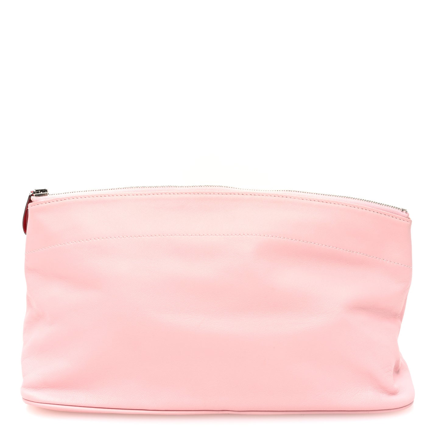 Lambskin Swift Tohubohu Pouch MM Rose Sakura Vermillion