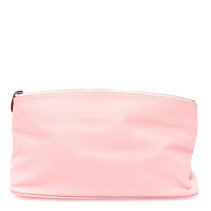 Hermes Lambskin Swift Tohubohu Pouch MM Rose Sakura Vermillion 1 of 7