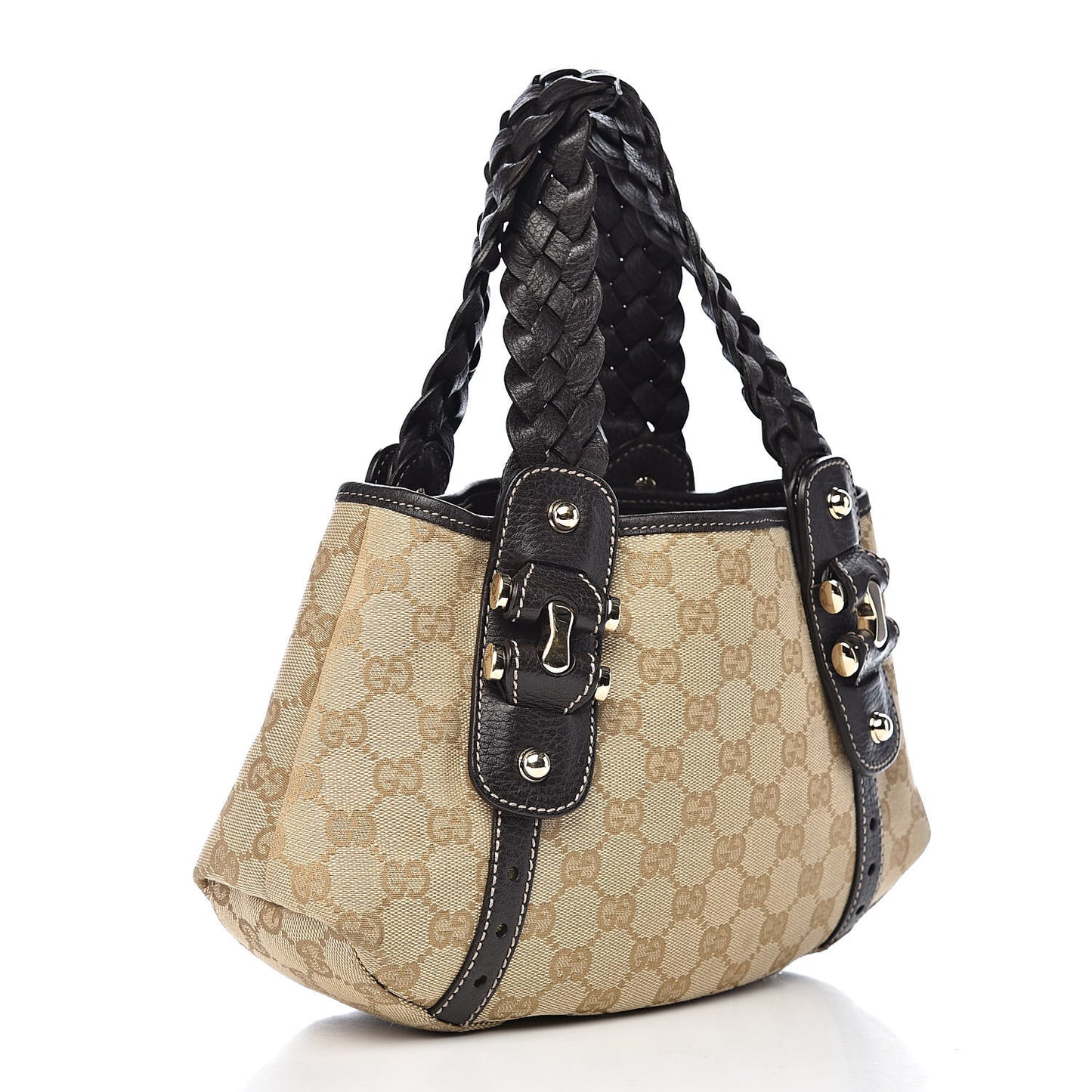 Monogram Mini Pelham Shoulder Bag Dark Brown