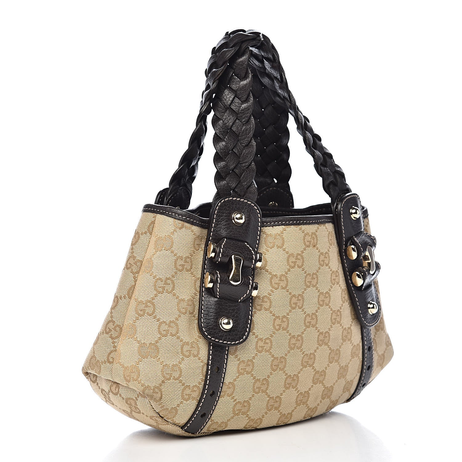 Gucci Monogram Mini Pelham Shoulder Bag Dark Brown 3 of 10