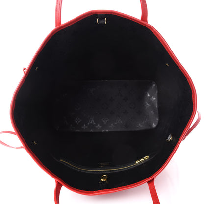 Louis Vuitton X UF Tufted Monogram Neverfull MM Black Red 5 of 11