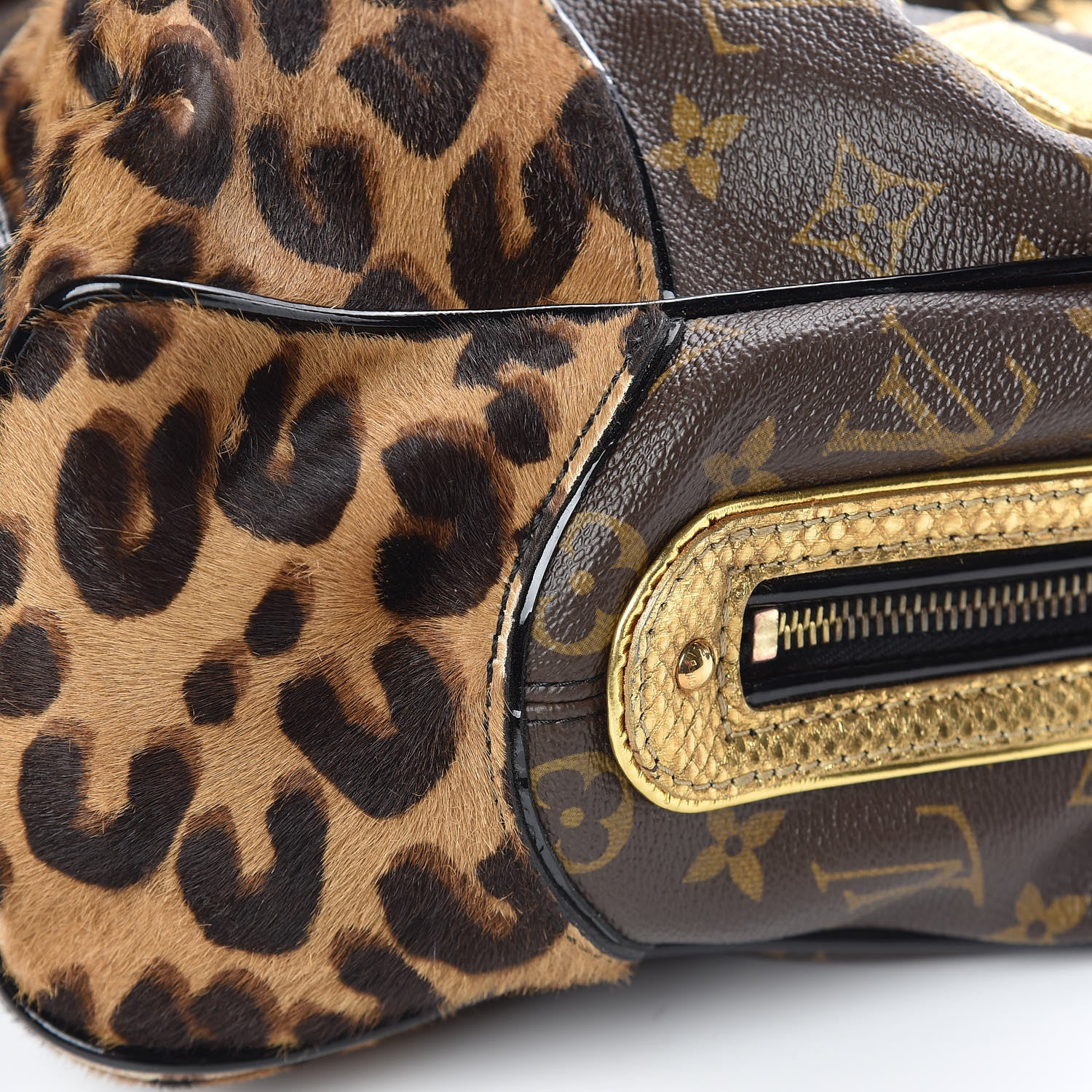 Louis Vuitton Monogram Leopard Adele 10 of 15