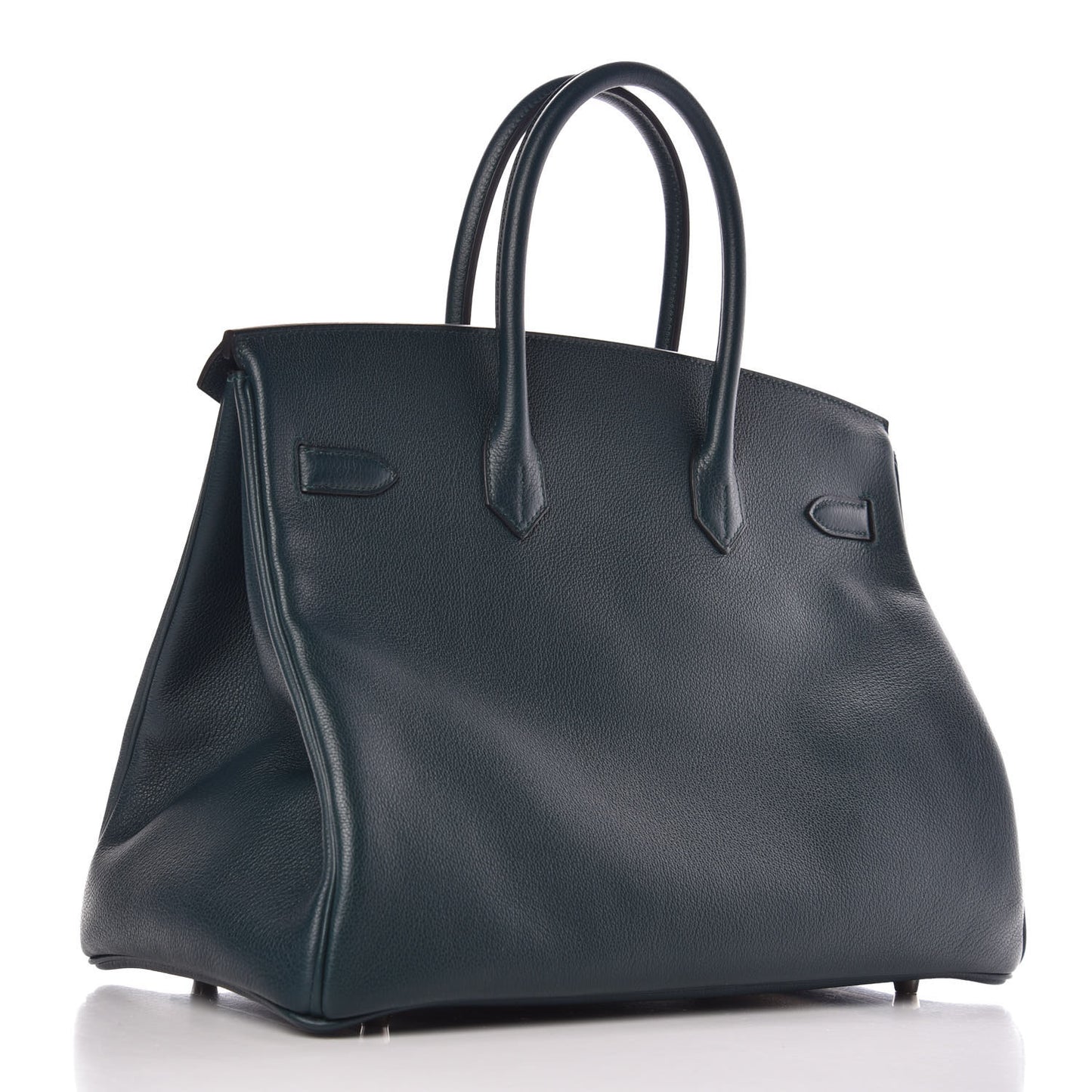 Taurillon Novillo Birkin 35 Vert Cypress