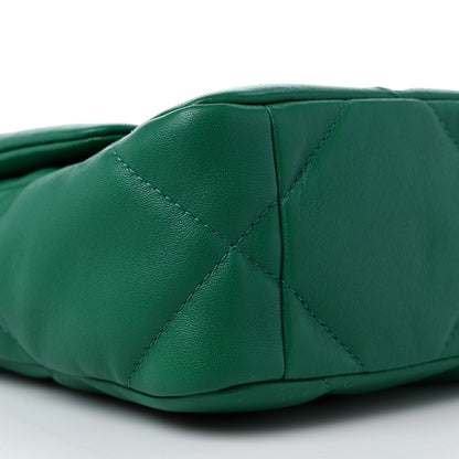 Chanel Lambskin Quilted Medium Chanel 19 Flap Green 8 of 9