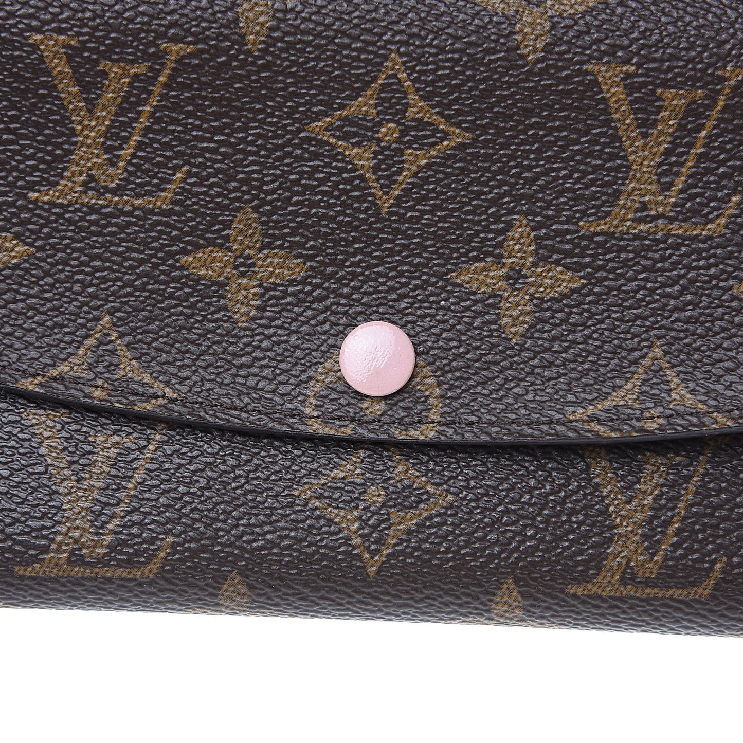 Monogram Emilie Wallet Rose Ballerine