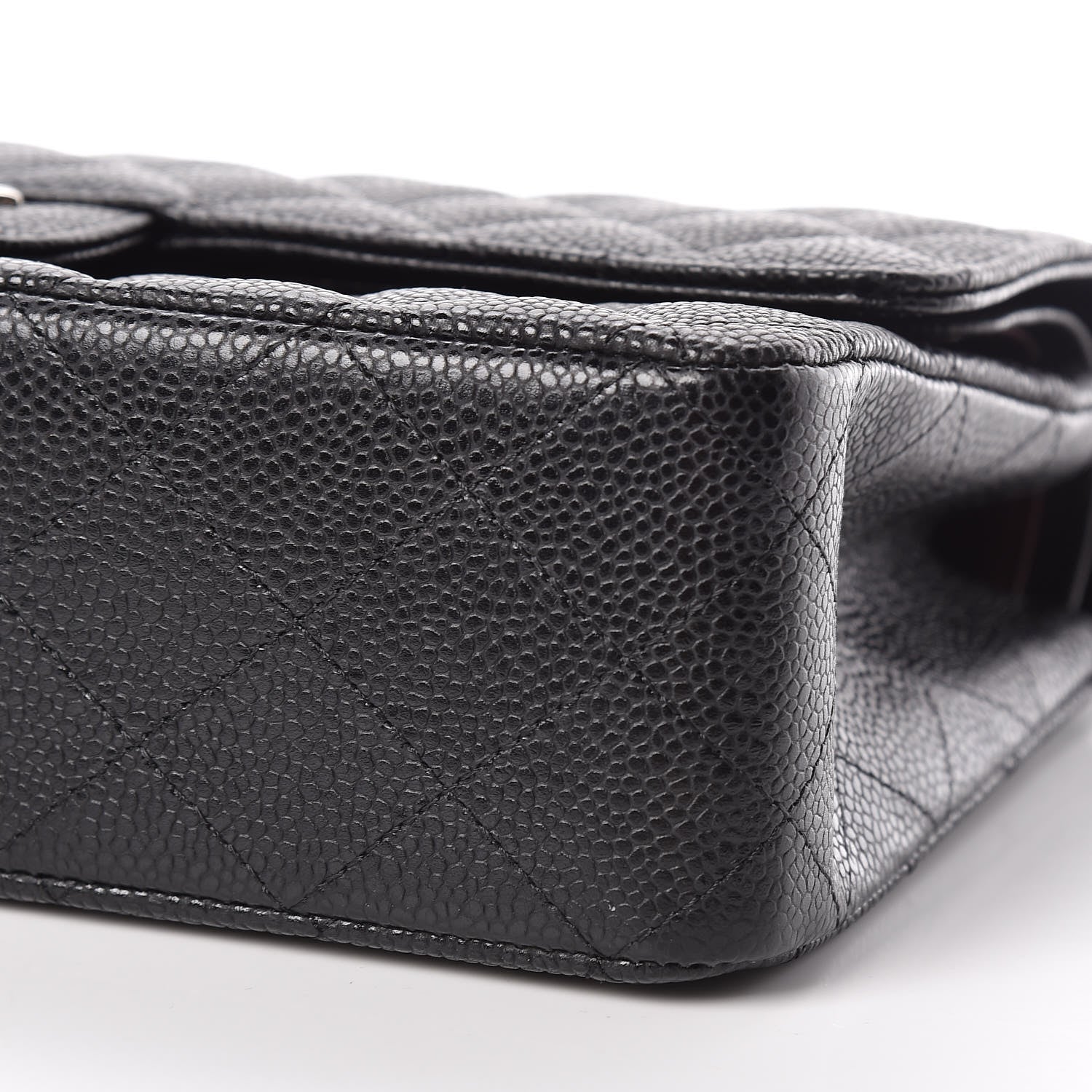 Chanel Caviar Quilted Medium Double Flap Black 6 of 10
