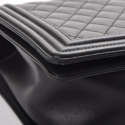 Chanel Lambskin Quilted New Medium Boy Flap Black 8 of 11