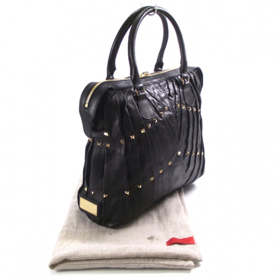 Valentino Garavani Leather Maizeon Studded Tote Black 3 of 10