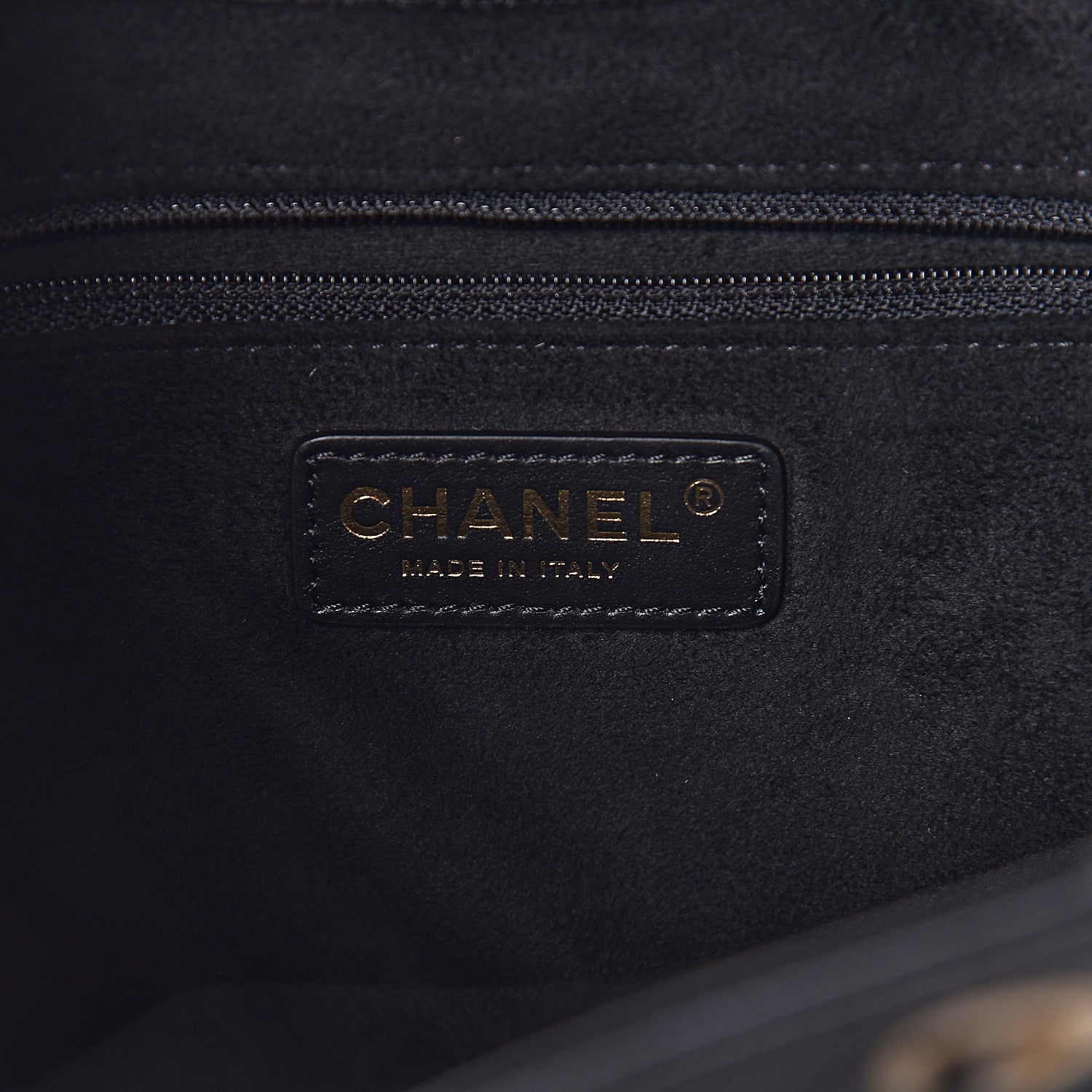 Chanel Caviar Deauville Drawstring Bucket Bag Black 6 of 10