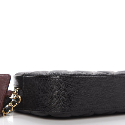Chanel Caviar Quilted Vanity With Chain Black 6 of 12