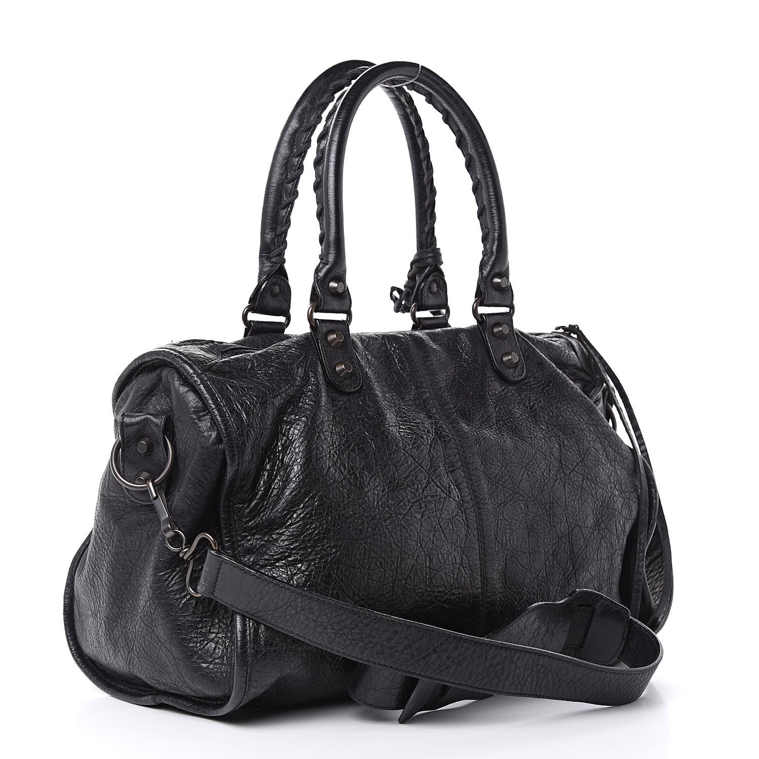 Balenciaga Agneau Classic Hardware Maxi Twiggy Black 3 of 10