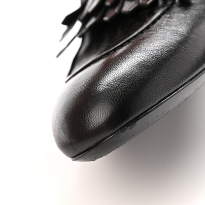 Hermes Goatskin Rivoli Mules 37.5 Black 13 of 13