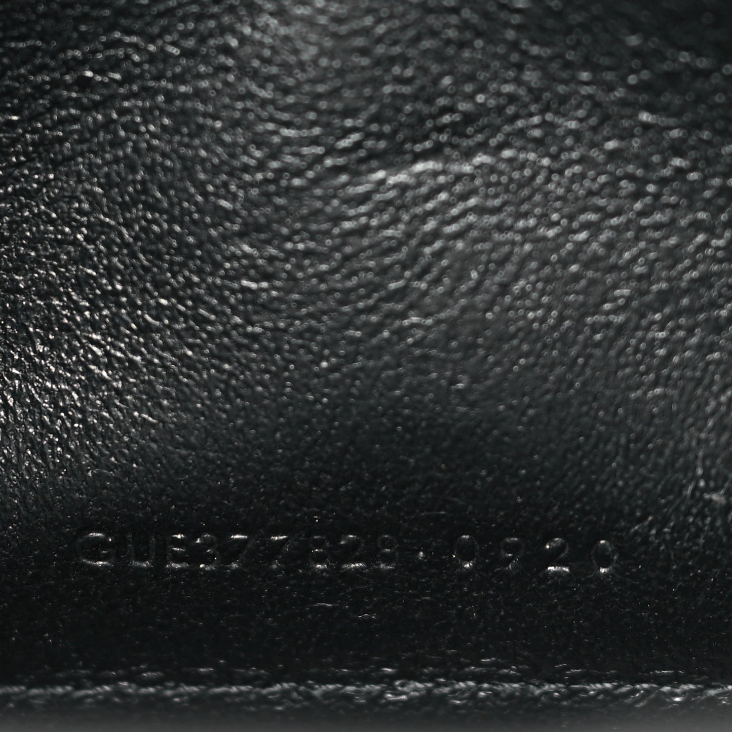 Grain De Poudre Matelasse Chevron Monogram Chain Wallet Black