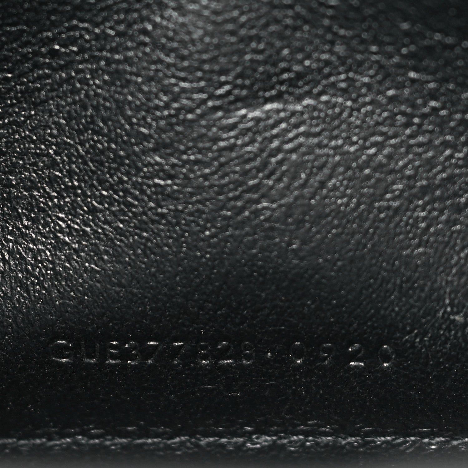 Saint Laurent Grain De Poudre Matelasse Chevron Monogram Chain Wallet Black 7 of 11