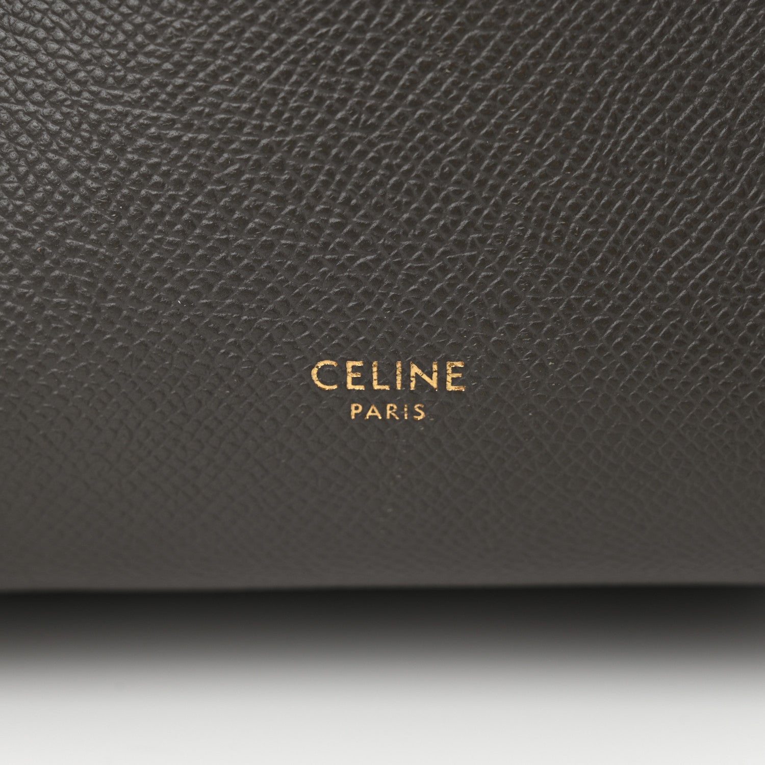 Celine Grained Calfskin Pico Belt Bag Grey 7 of 10