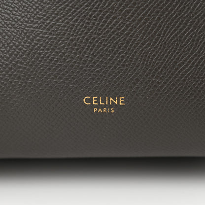 Celine Grained Calfskin Pico Belt Bag Grey 7 of 10