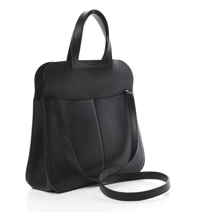 Hermes Taurillon Clemence Halzan 31 GM Black 5 of 12
