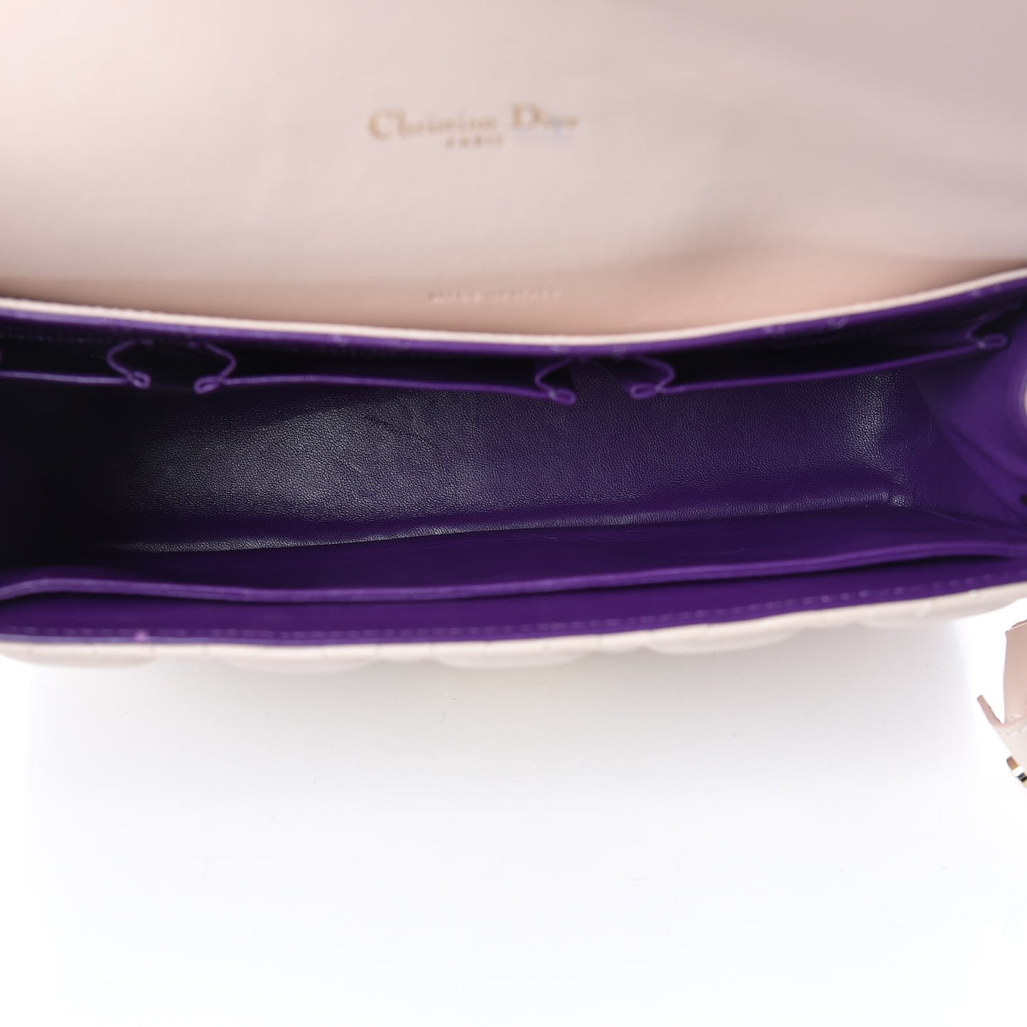 Lambskin Cannage Medium Miss Dior Flap Light Pink