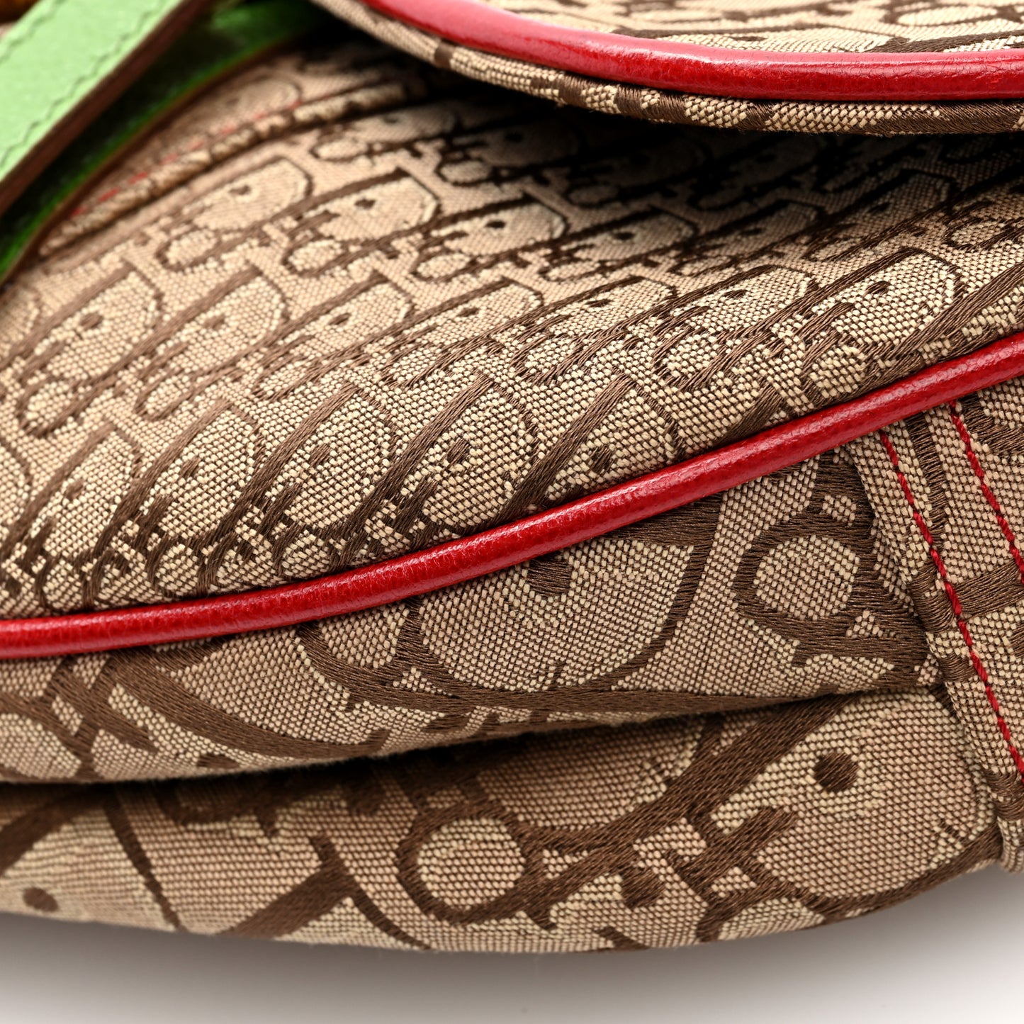 Monogram Rasta Saddle Bag Beige