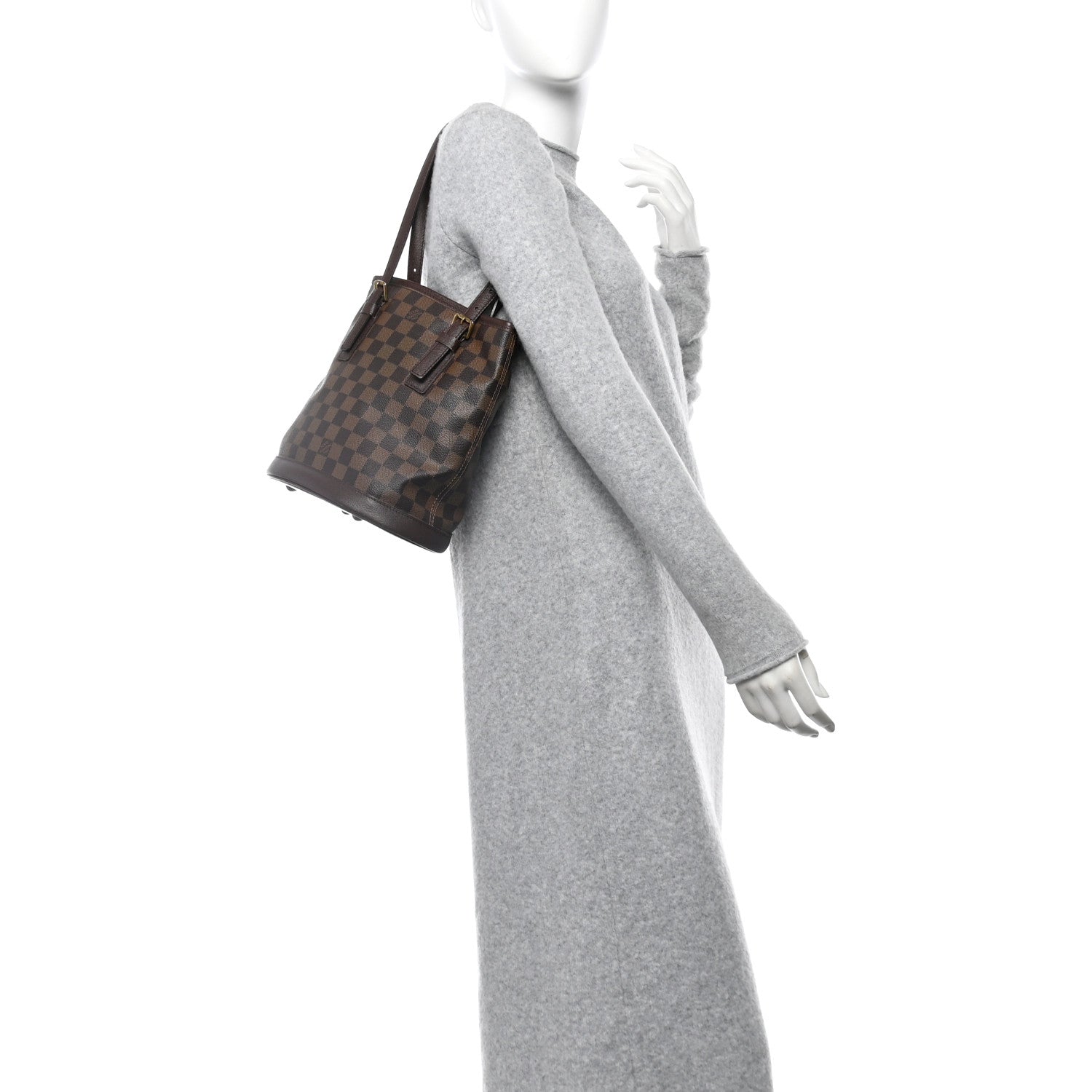 Louis Vuitton Damier Ebene Marais Bucket 23 2 of 12