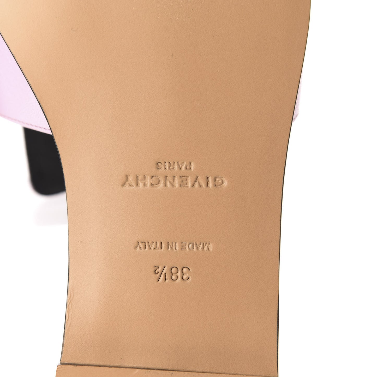 Goatskin 4G Flat Sandals 38.5 Pink