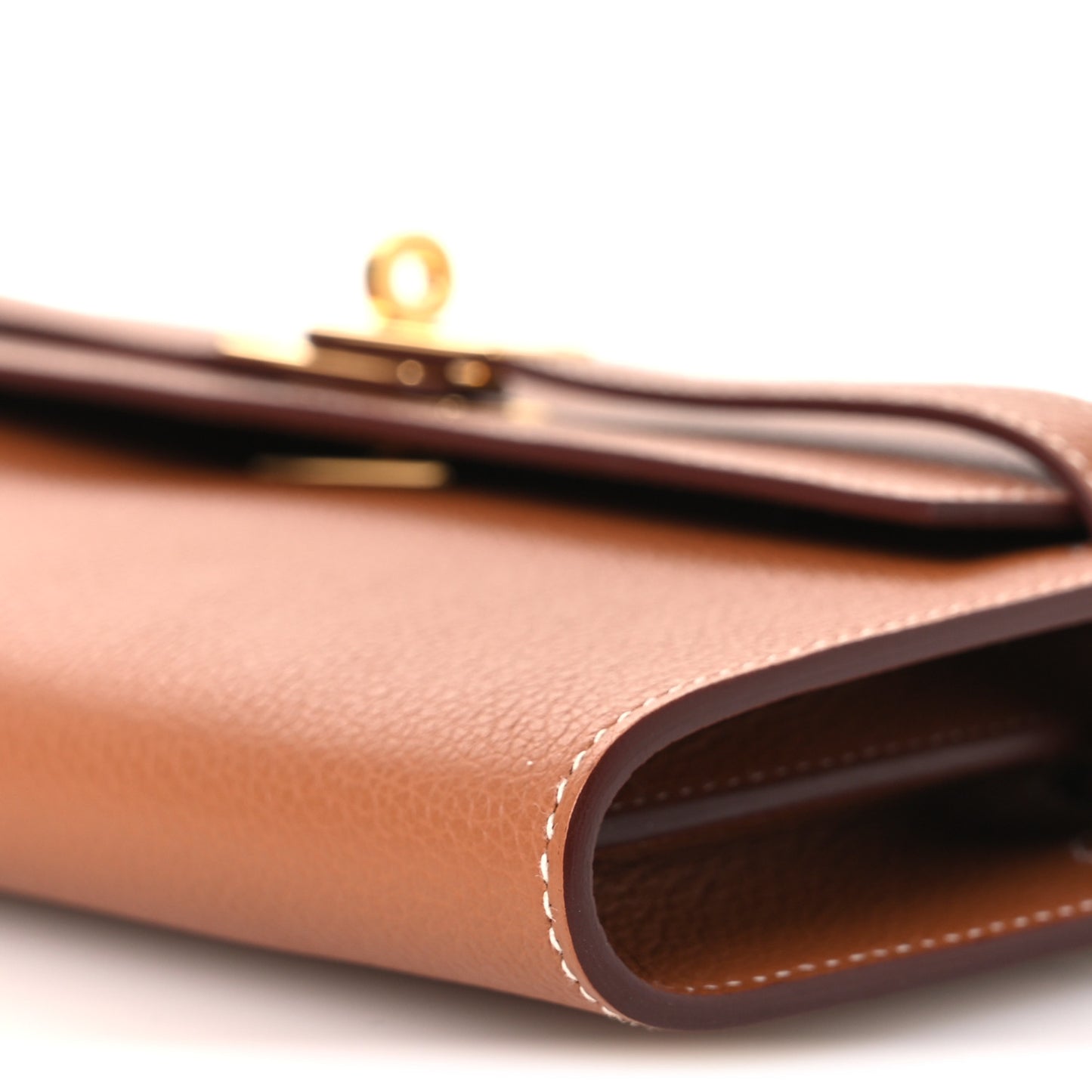 Evercolor Kelly Wallet To Go Gold